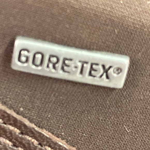 Ecco Brown Gortex Slip On Comfort Women's Loafers Size 38 Preowned - Picture 6 of 11